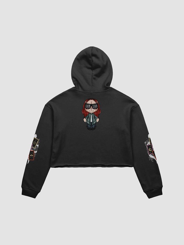 Panda Doll Crop Hoodie - Front Design product image (2)
