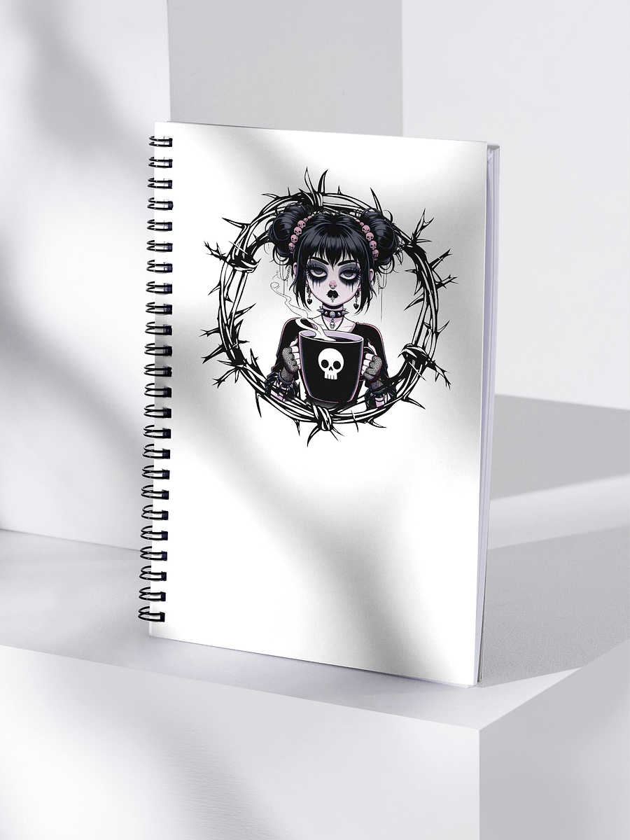 Gothic Skull Spirals Notebook product image (4)