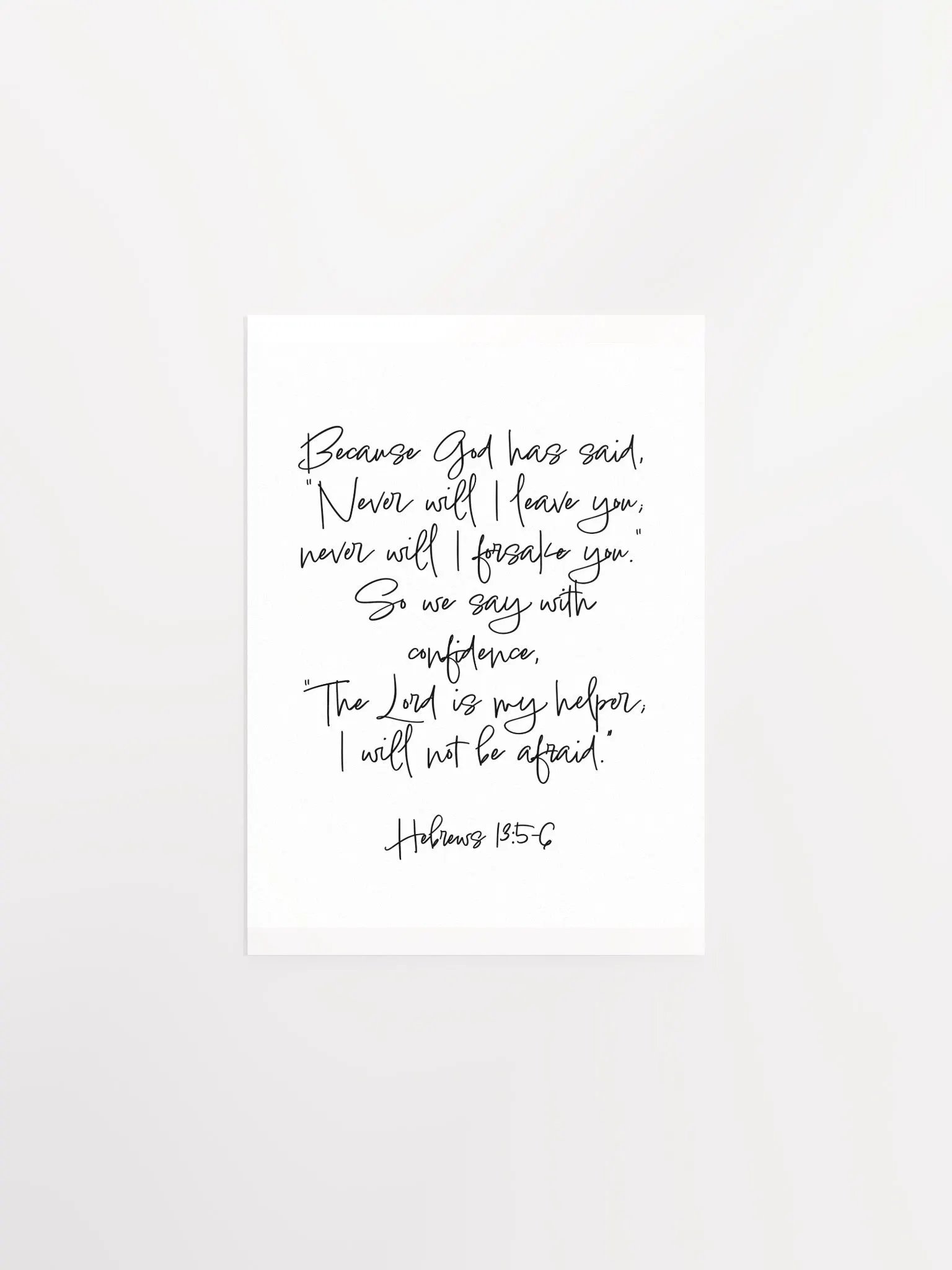 Never Will I Forsake You - Print product image (1)