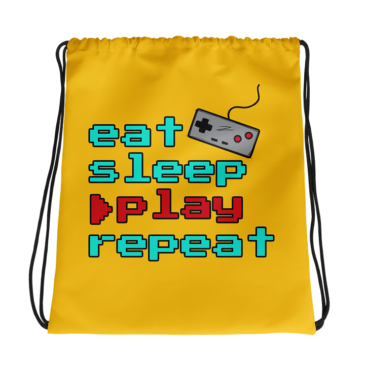 Gym Bag | "eat sleep play repeat" gelb product image (1)