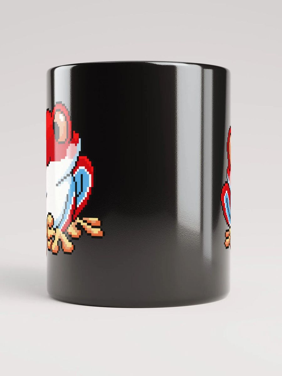 Red Rip the Frog Black Glossy Mug product image (3)