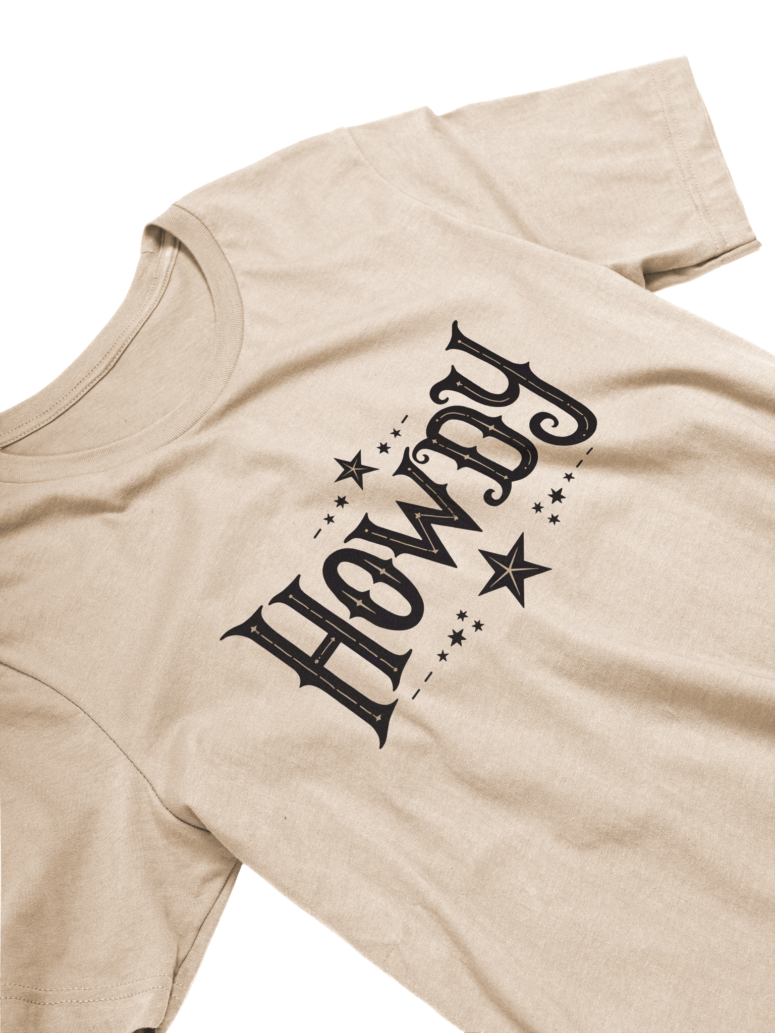 Howdy Vintage Western Typography T-Shirt - Retro Cowboy Greeting Tee with Stars - Country Style Shirt product image (25)