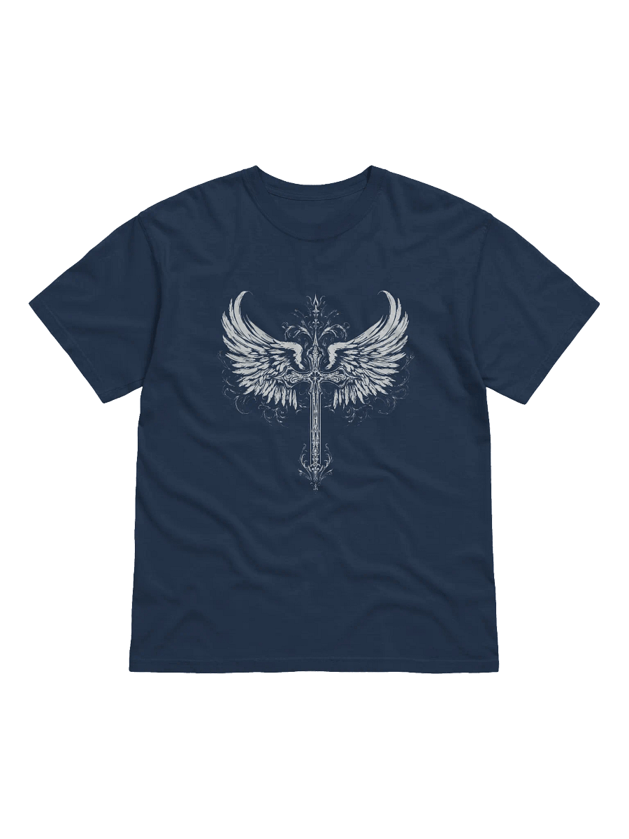 Sword and Wings T-Shirt, Fantasy Art Tee, Mythical Design Shirt product image (1)