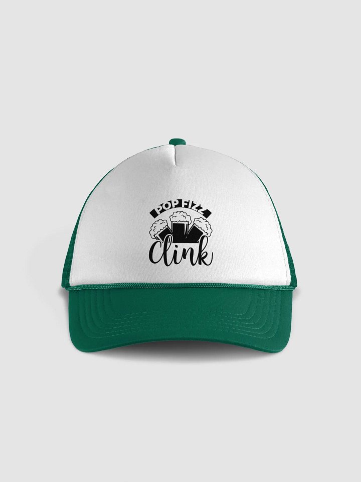 Sparkle and Shine with Pop Fizz Clink: Fun and Glamorous Apparel for Every Celebration! Midnight Black Foam Trucker Hat product image (2)