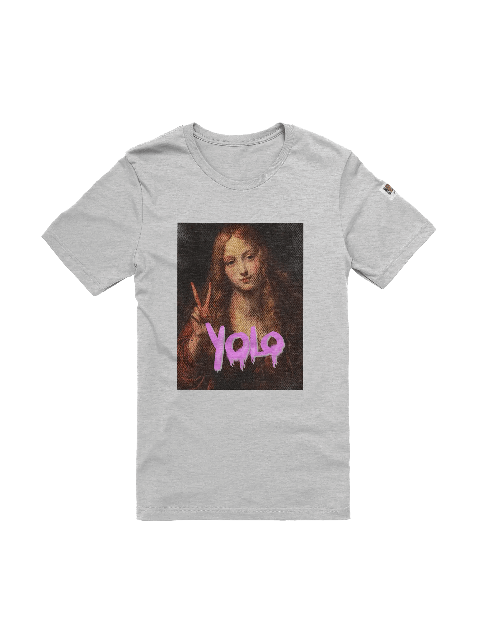 "YOLO" Peace Sign Renaissance Painting Meme T-Shirt product image (10)