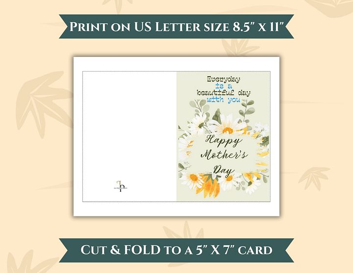 Yellow Accents Mother's Day Card product image (2)