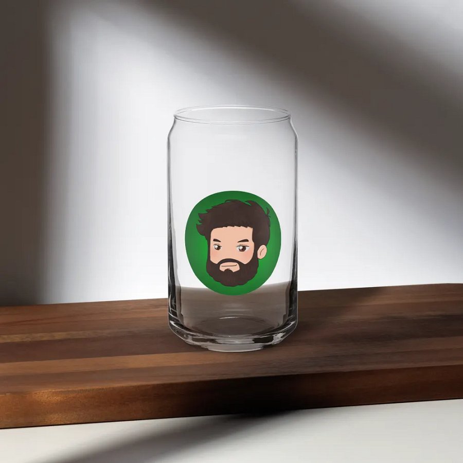 Trunks Green Can Shaped Glass product image (5)