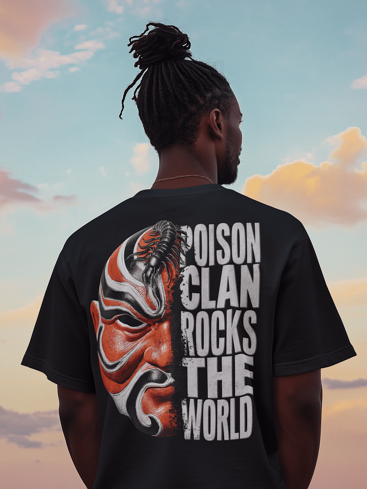 🏷️ Poison Clan Centipede Style – Back Print Martial Arts Tee product image (2)