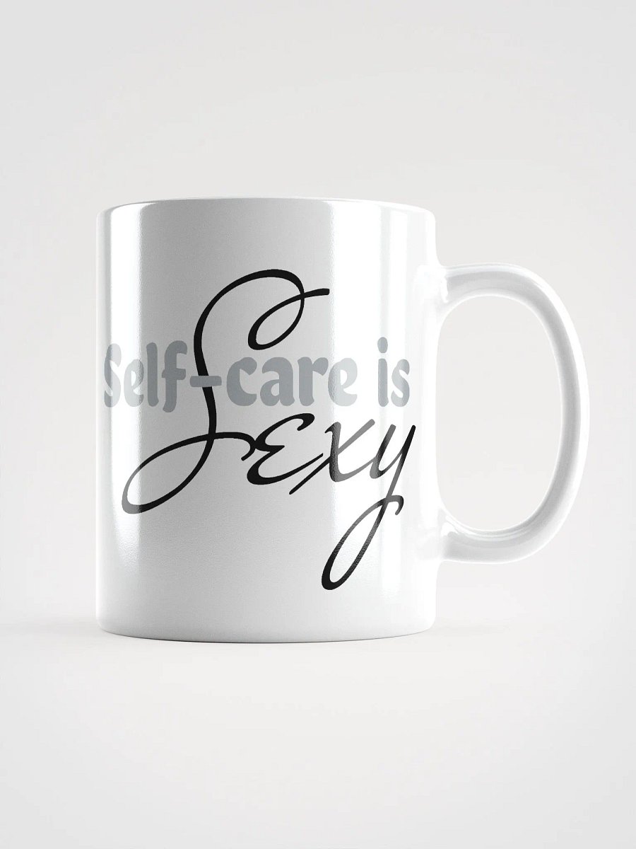 Self care is sexy - Tall black mug product image (1)