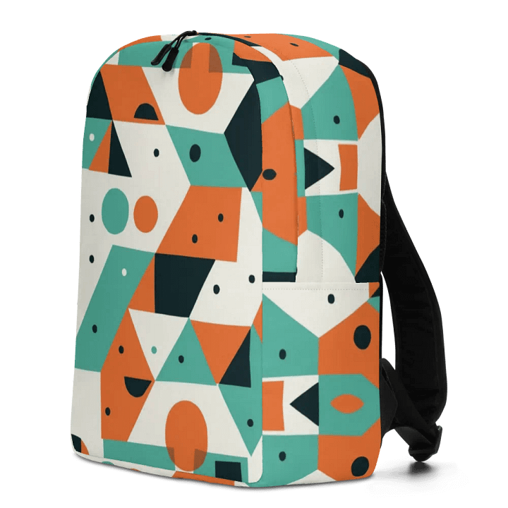 Dynamic Geometric All-Over Print Backpack product image (1)