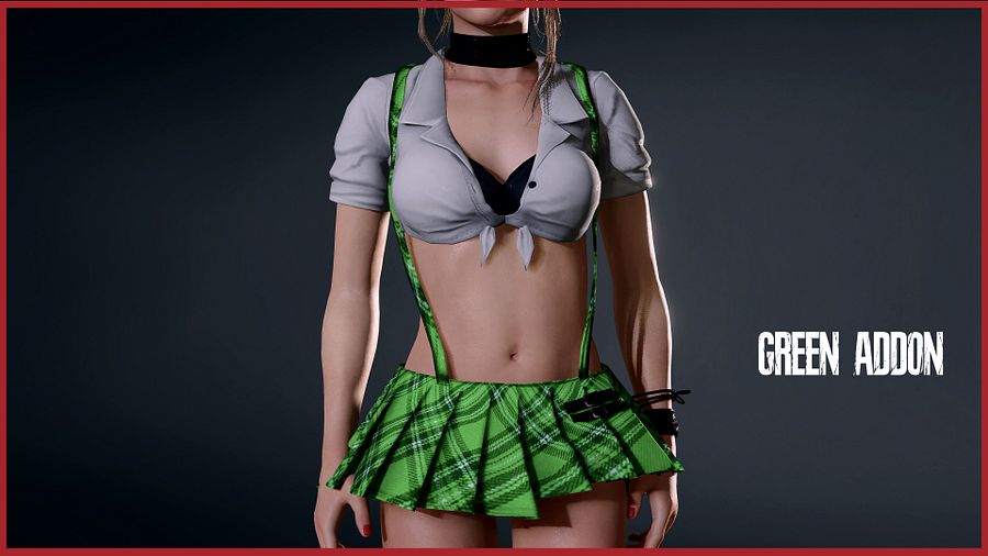 Resident Evil 2 Remake: SB School Girl 2 Mod product image (5)