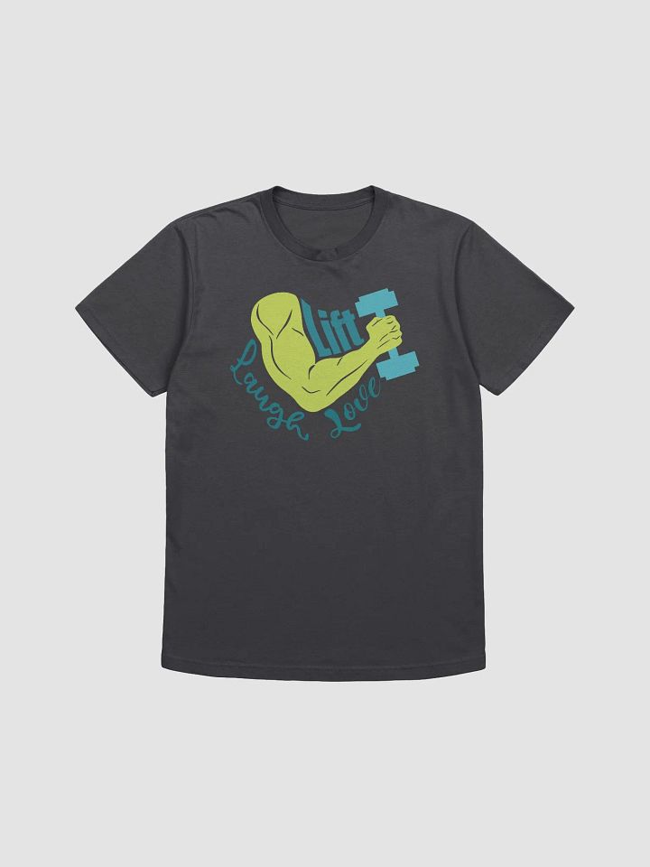 Lift Laugh Love Colorful Flex Gym Tee product image (1)
