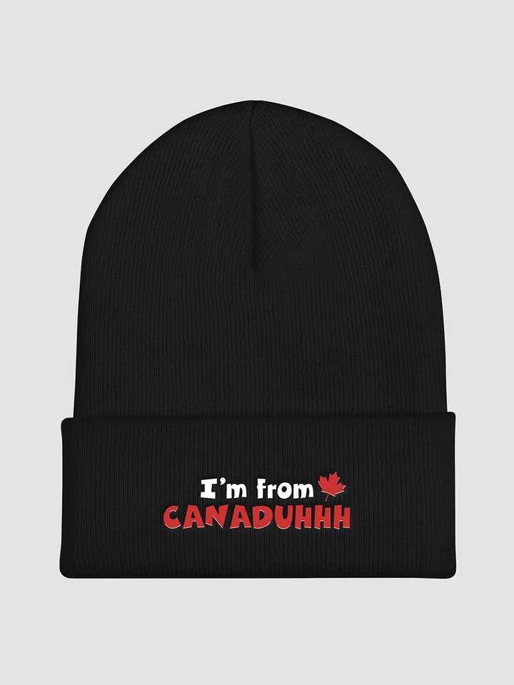 Canaduhhh Black Beanie product image (1)