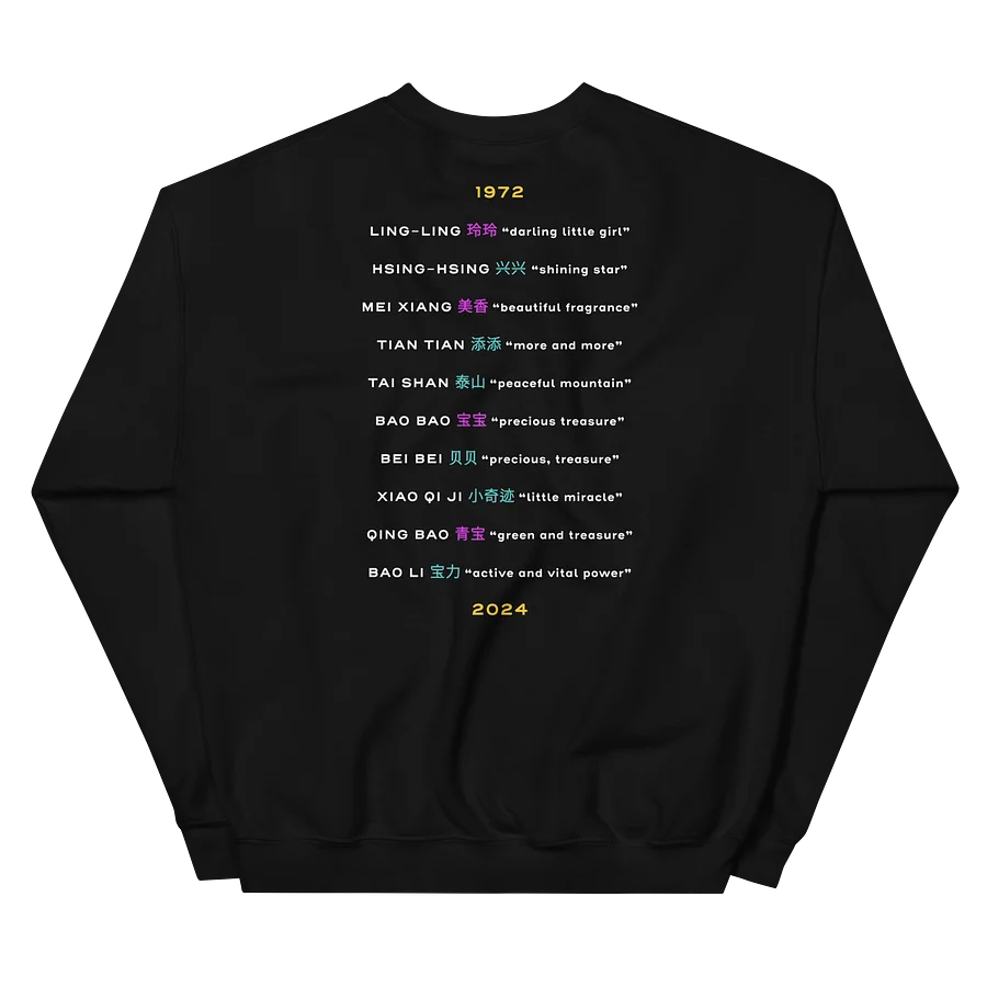 Pandas Are Here Sweatshirt (Unisex) Image 3