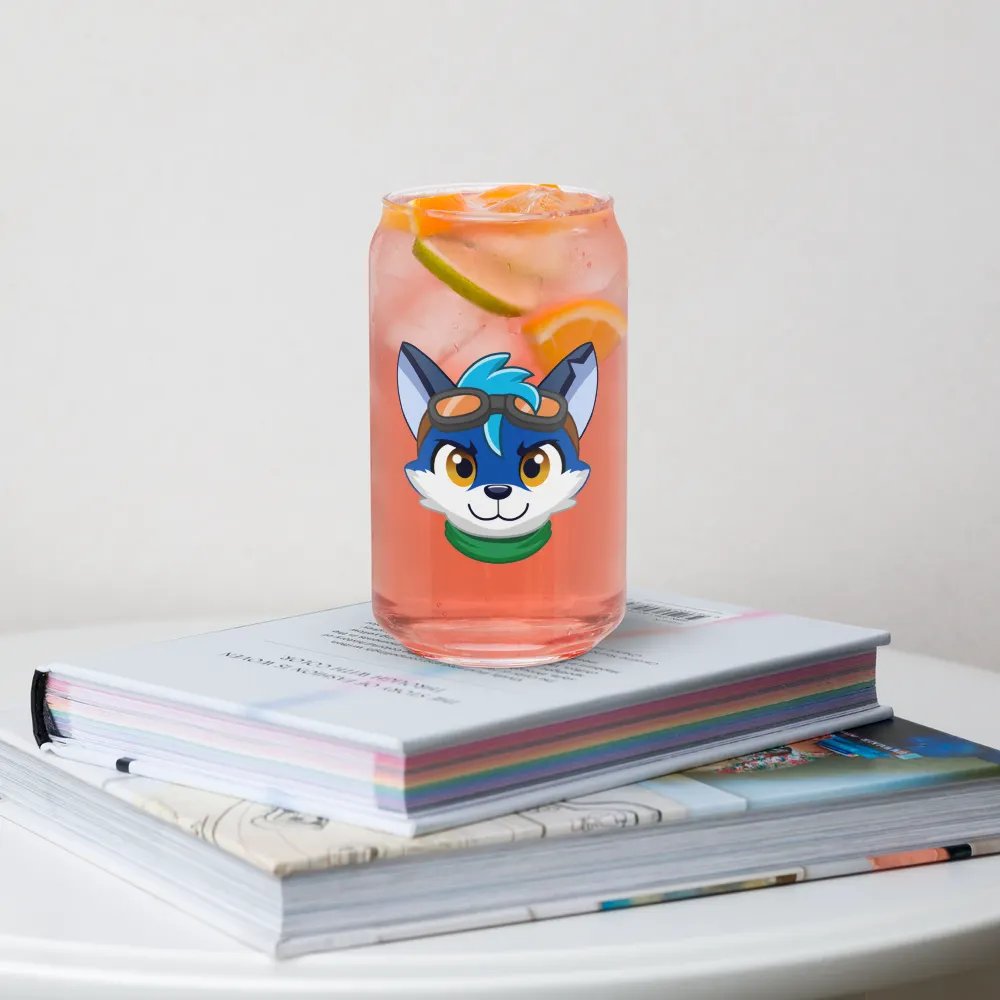 CobaltFox Logo | Can-Shaped Glass product image (4)