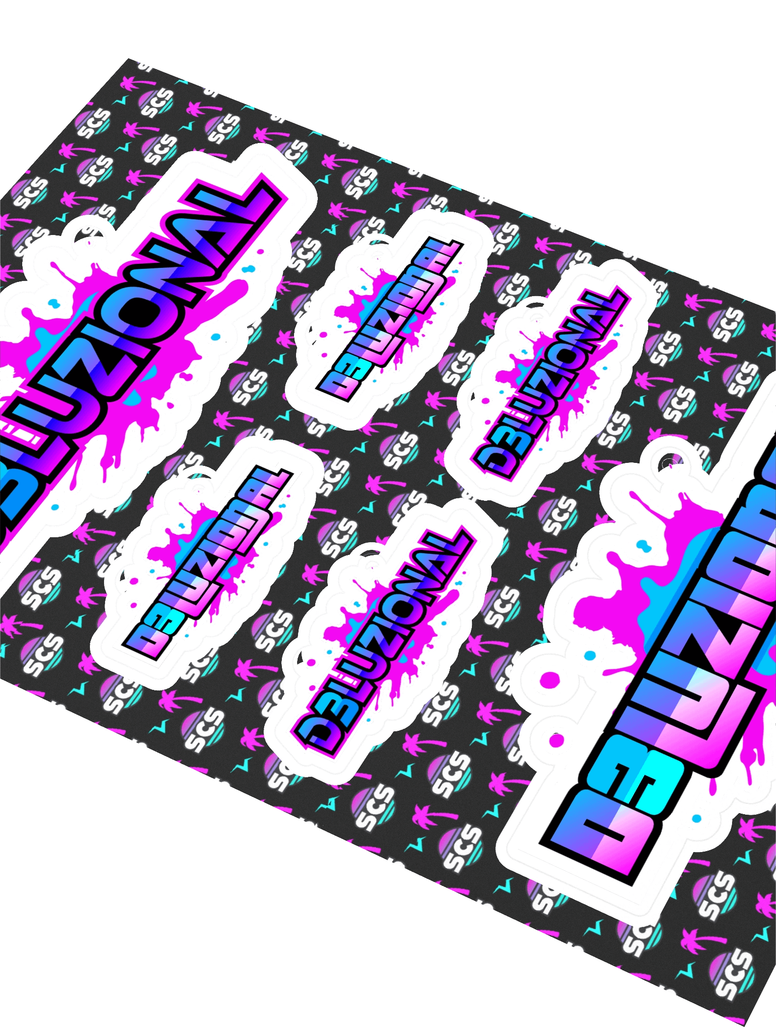 DJ D3LUZIONAL STICKER SHEET product image (2)