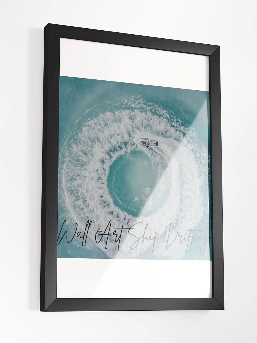 Drifting Ship Framed High-Quality Matte Poster (in) product image (3)