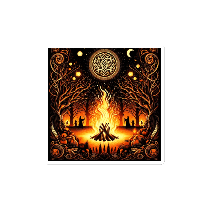 Samhain / Halloween 'Travellers Logs' Die Cut, Slimline, Fade Proof Magnets product image (1)