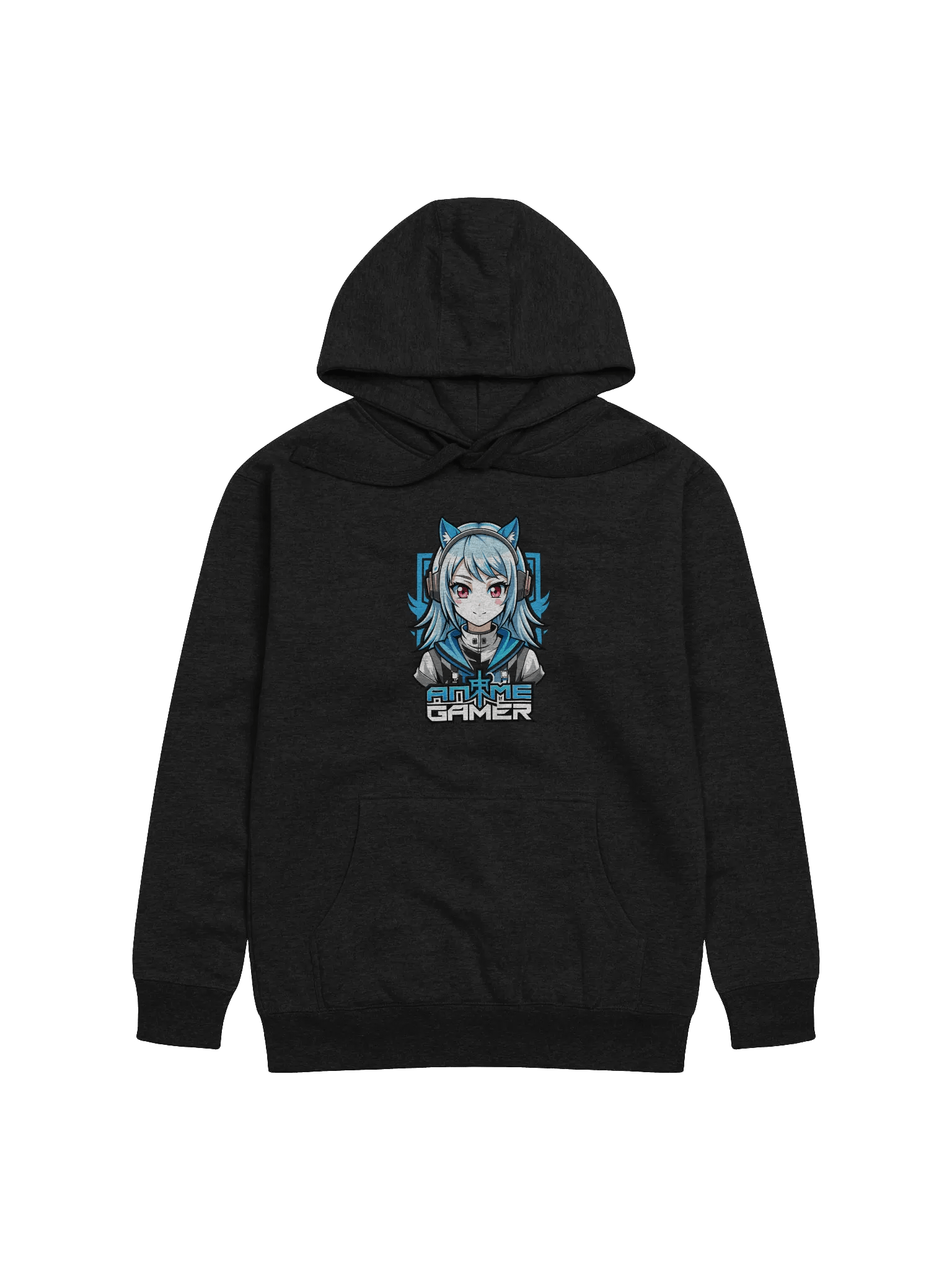 Anime Gamer Front Printed Hoodie product image (1)
