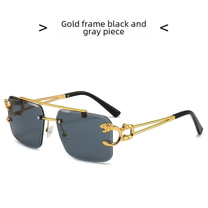Gold frame male glasses product image (1)