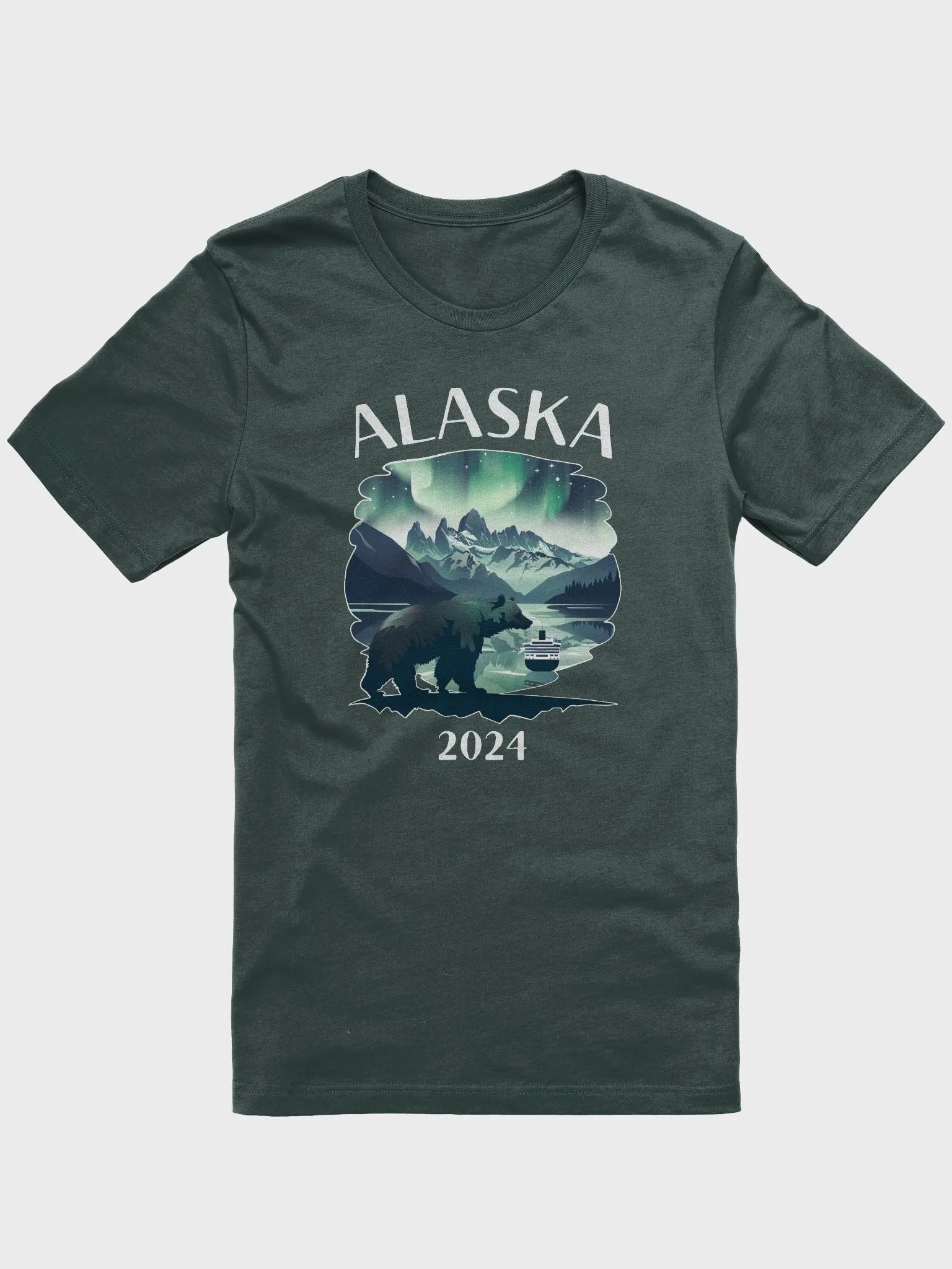 Alaska Wildlife 2024 Adult Dark T-Shirt product image (3)