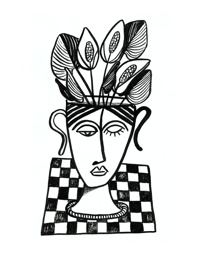 Ella and calla lilies - Giclée Fine Art Print product image (4)