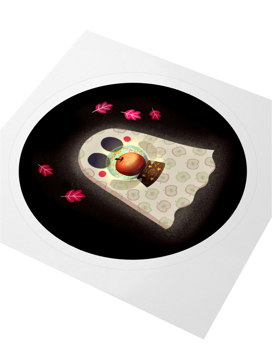 Little Ghost Fall Harvest Haunt - Vinyl Sticker product image (3)