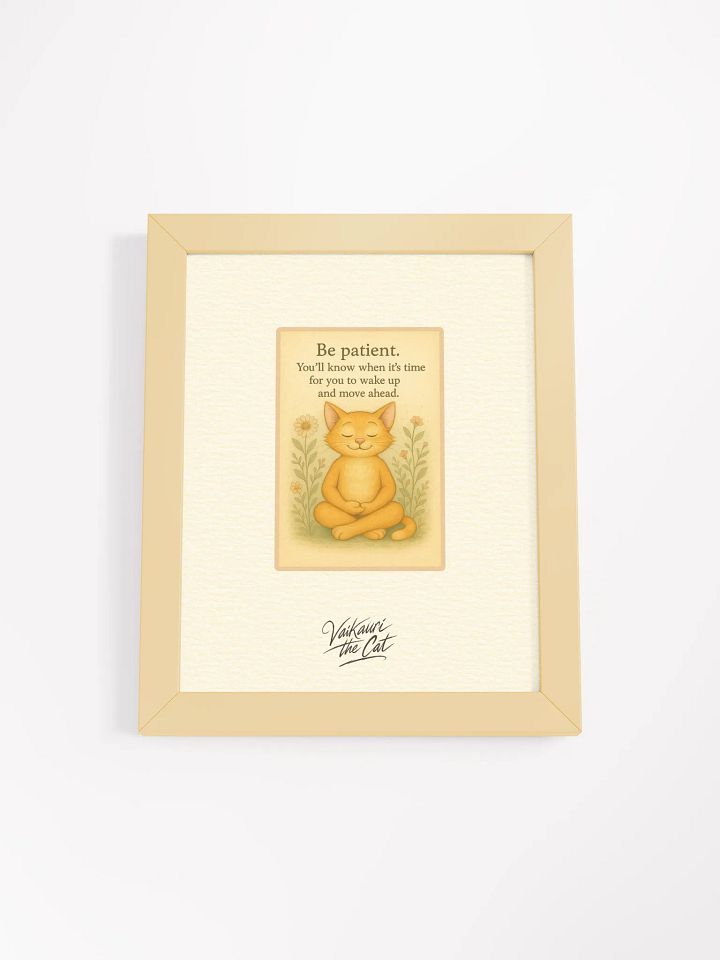 Vaikauri Cat Framed Artprint product image (2)