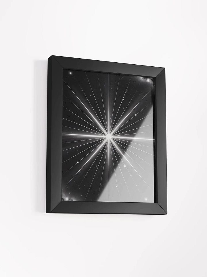 Starburst Framed Print | Abstract Celestial Wall Art product image (2)