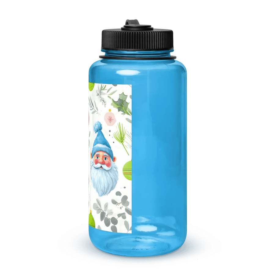 Cheerful Christmas Characters Wide Mouth Water Bottle product image (12)