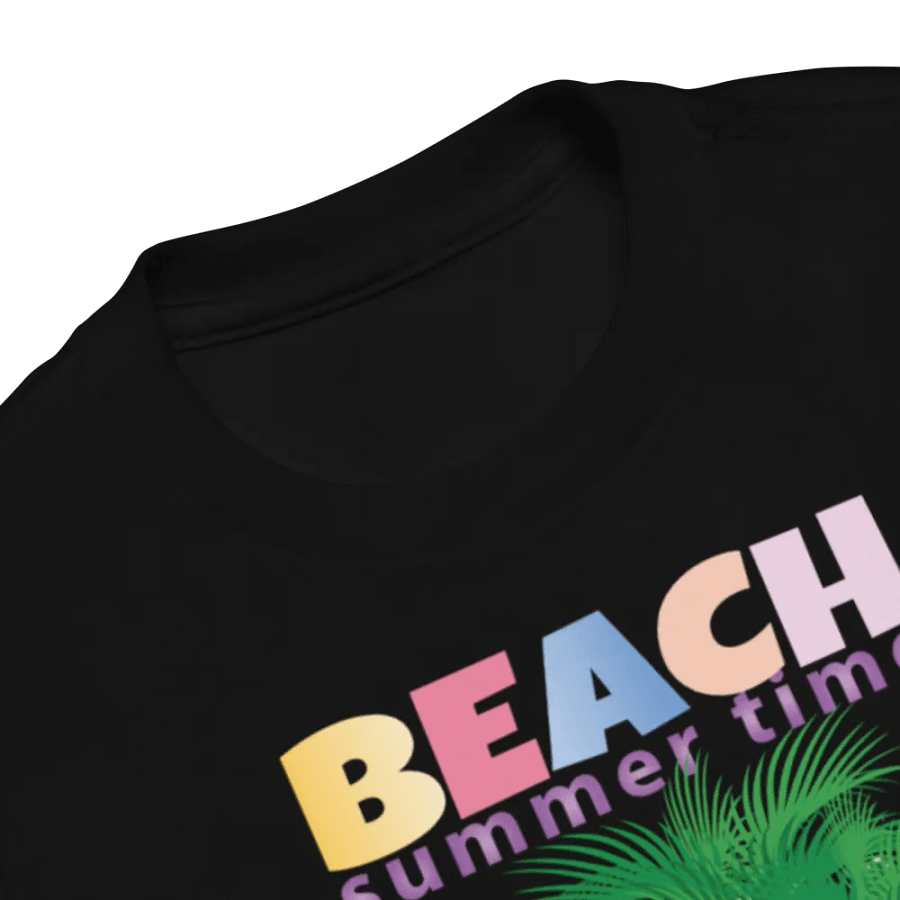 Beach Summer Funny Colorful Bella + Canvas Toddler T-Shirt – Funny Shirt & Gift for Kids product image (9)