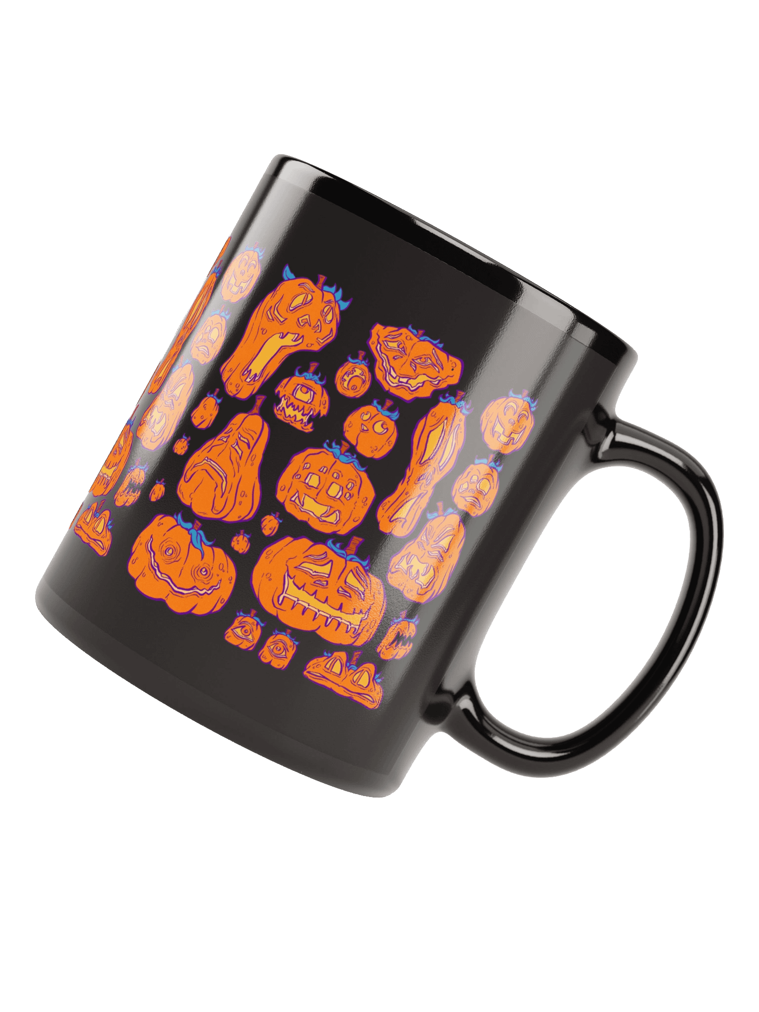 Jumble of Jack-o-Lanterns 11oz. Coffee Mug product image (4)