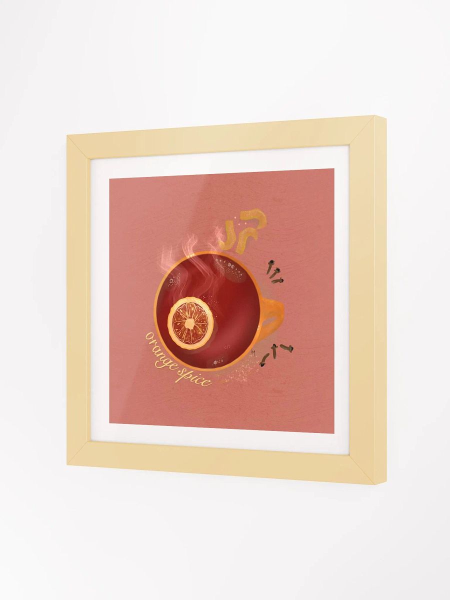 Orange Spice Hebal Tea Framed Poster product image (2)