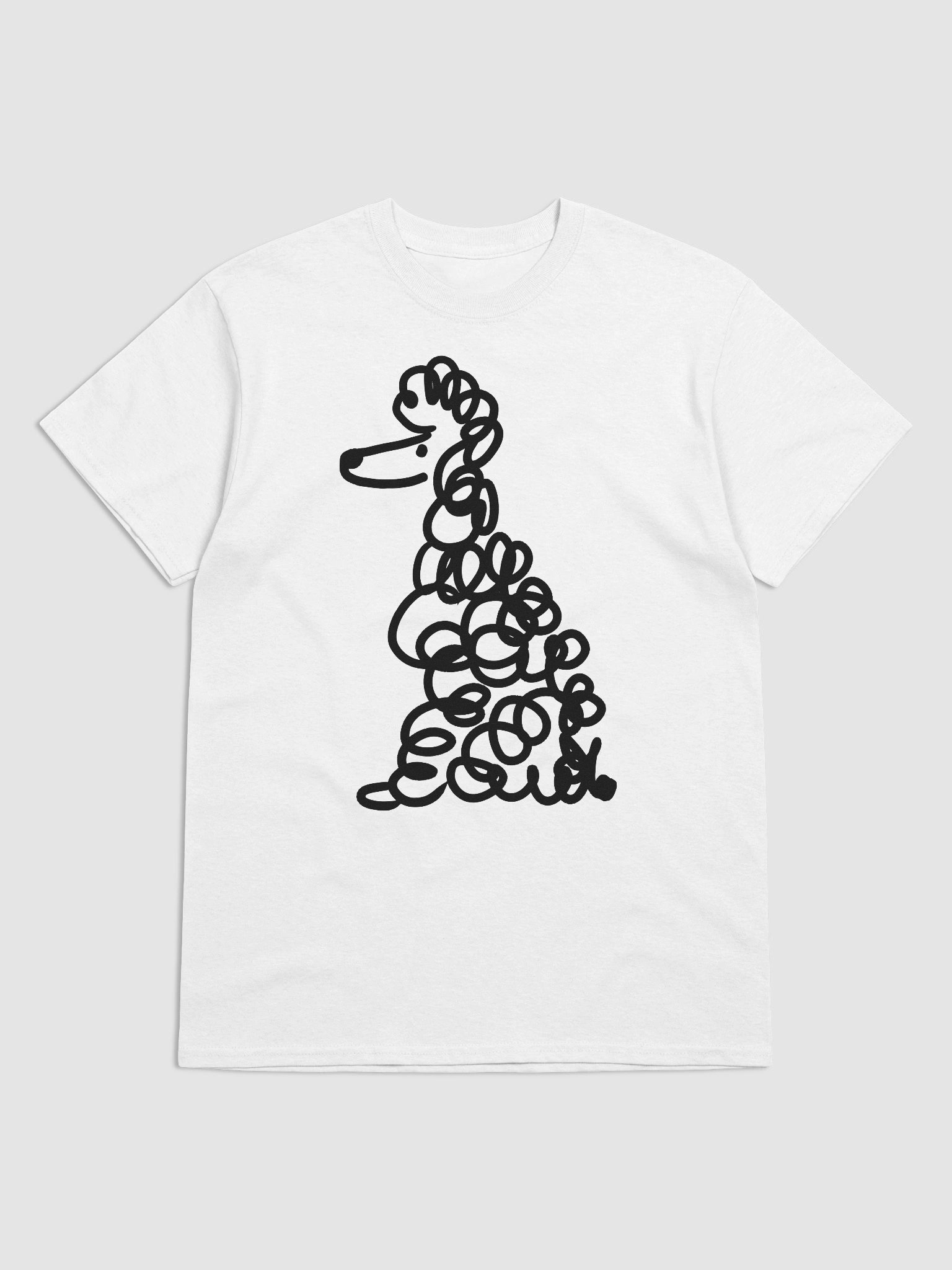 Poodle doodle graphic t-shirt product image (137)