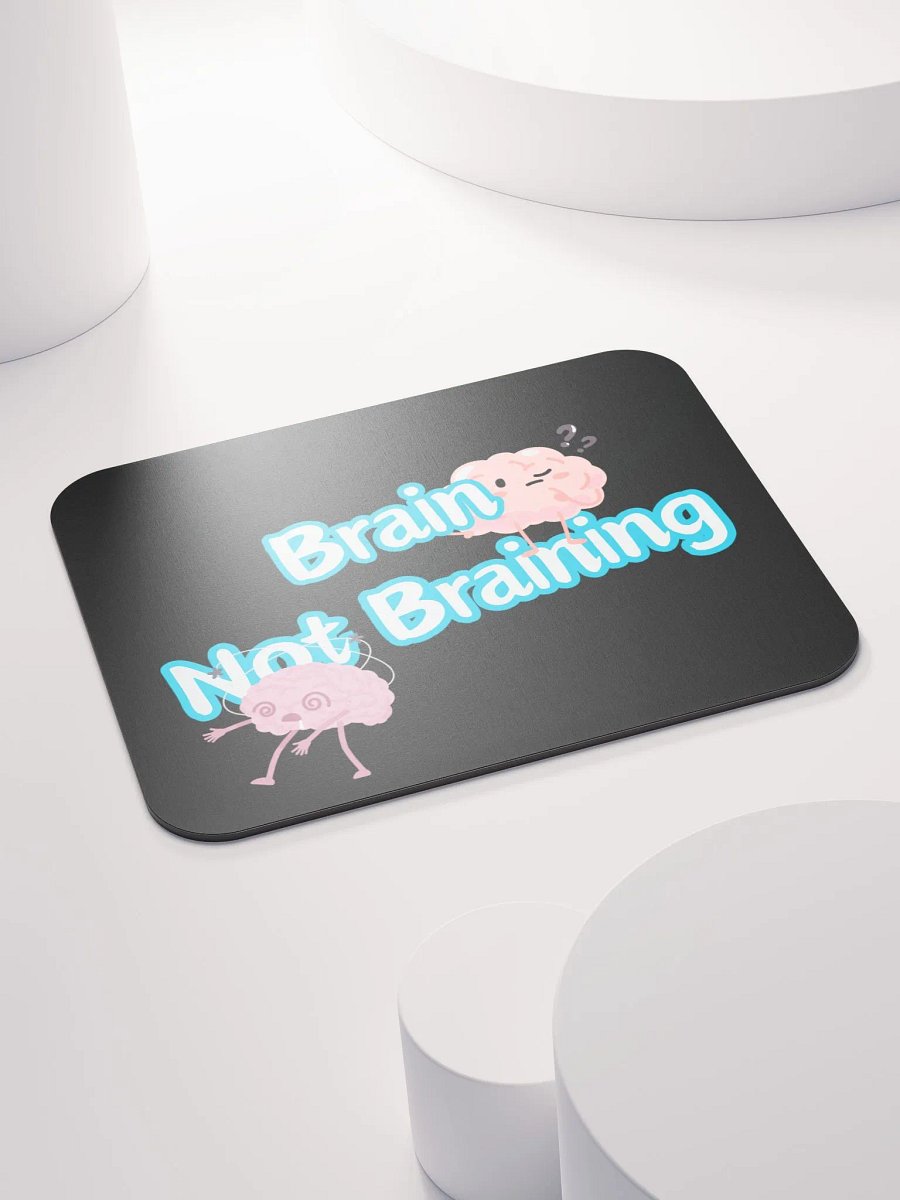 Whimsical Brain Not Braining Mouse Pad product image (4)