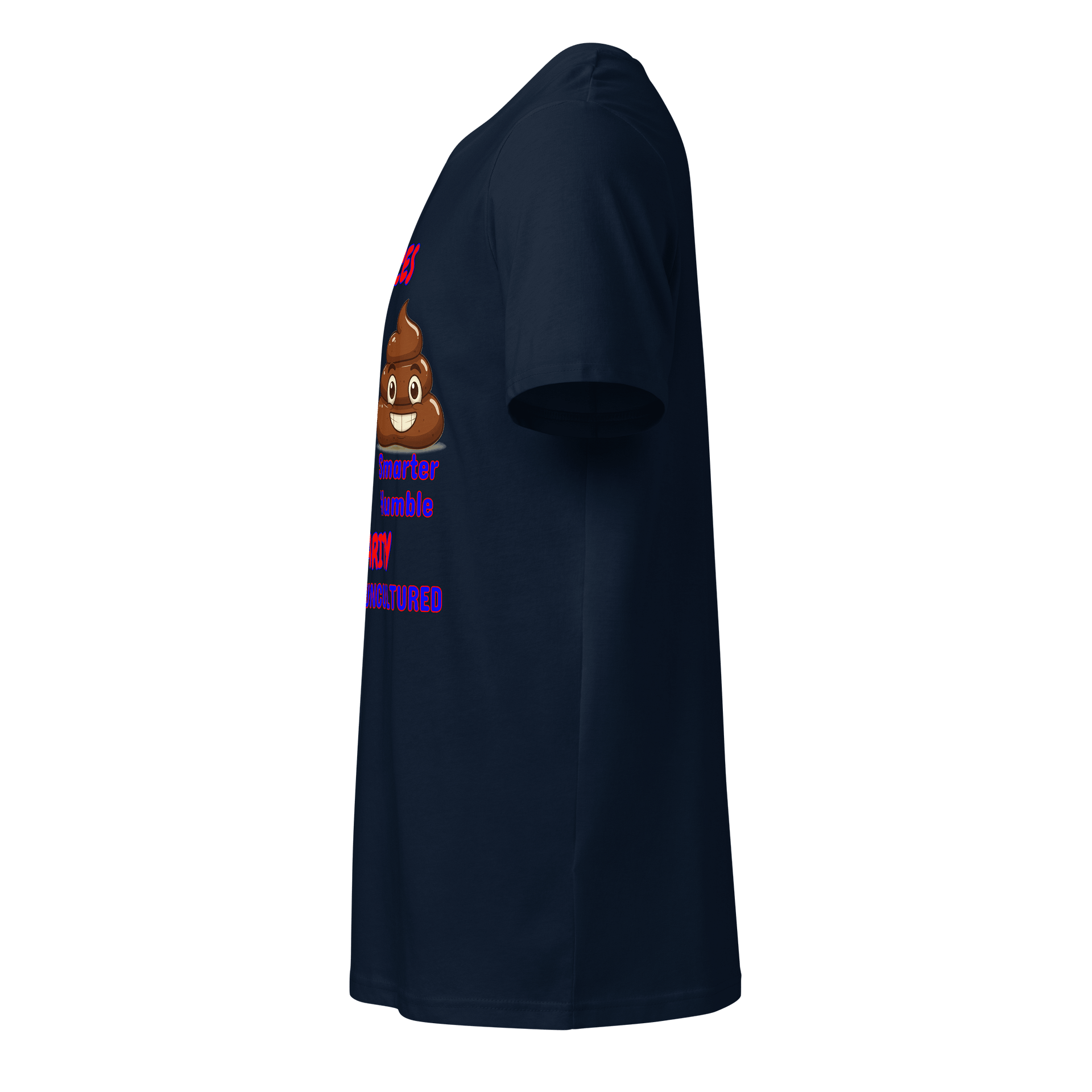 Smart Shit vs. Uncultured Human T-Shirt product image (3)