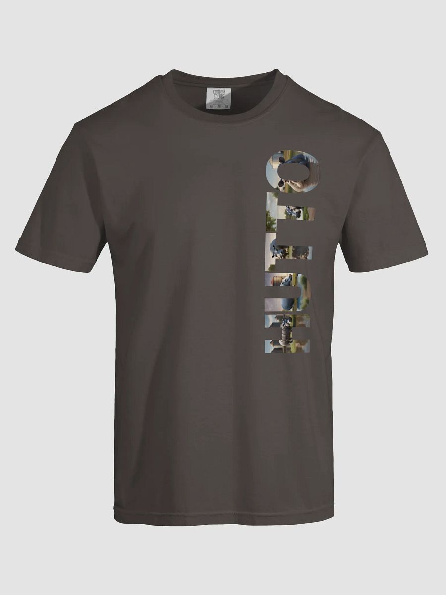 Hippos in Hutto Lettering Illustration Comfort Tee product image (3)