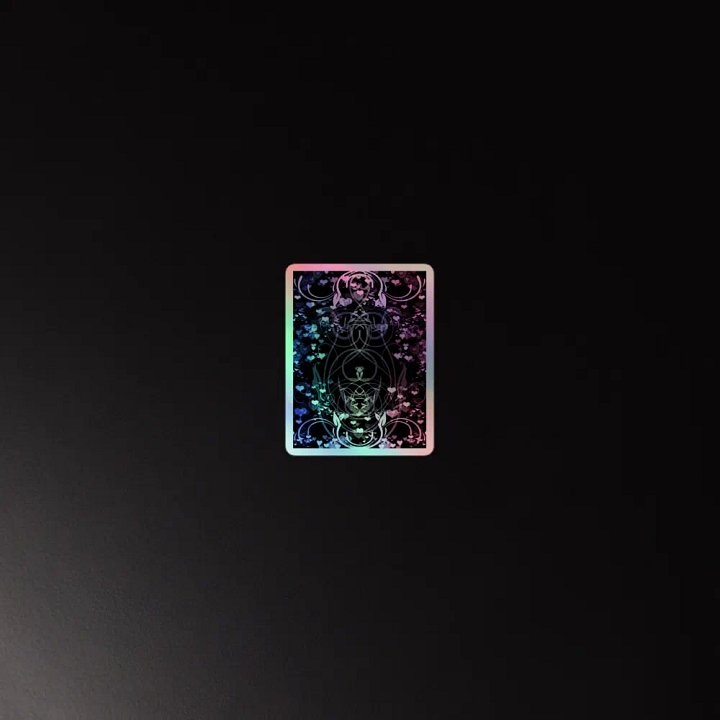 Bigender Pride Flag Sticker (Flourish Variation) product image (4)