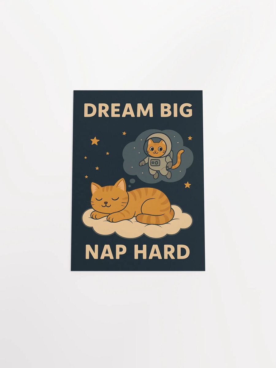 Dream Cute Cat Motivational Poster product image (28)