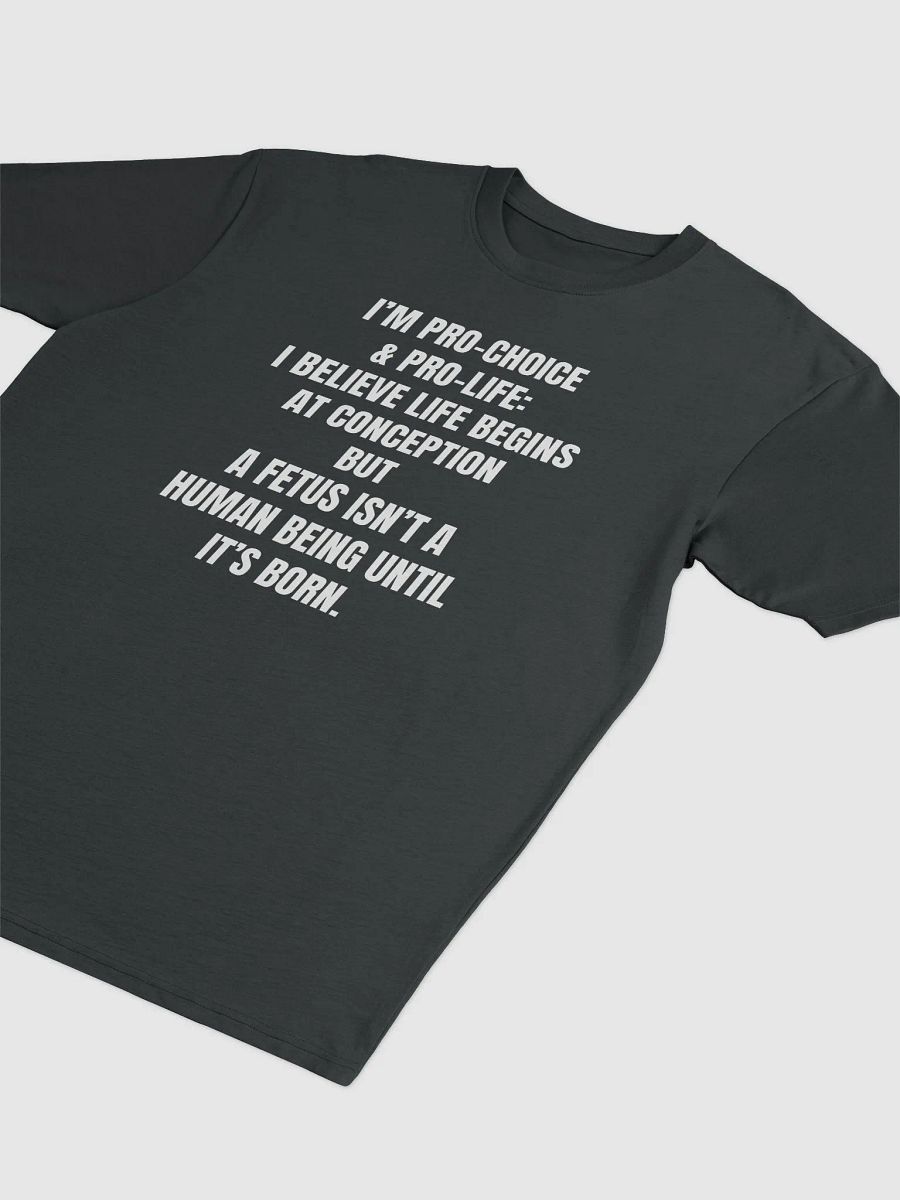 Pro-Life & Pro-Choice Glitch Noir Men's Premium Tee product image (3)