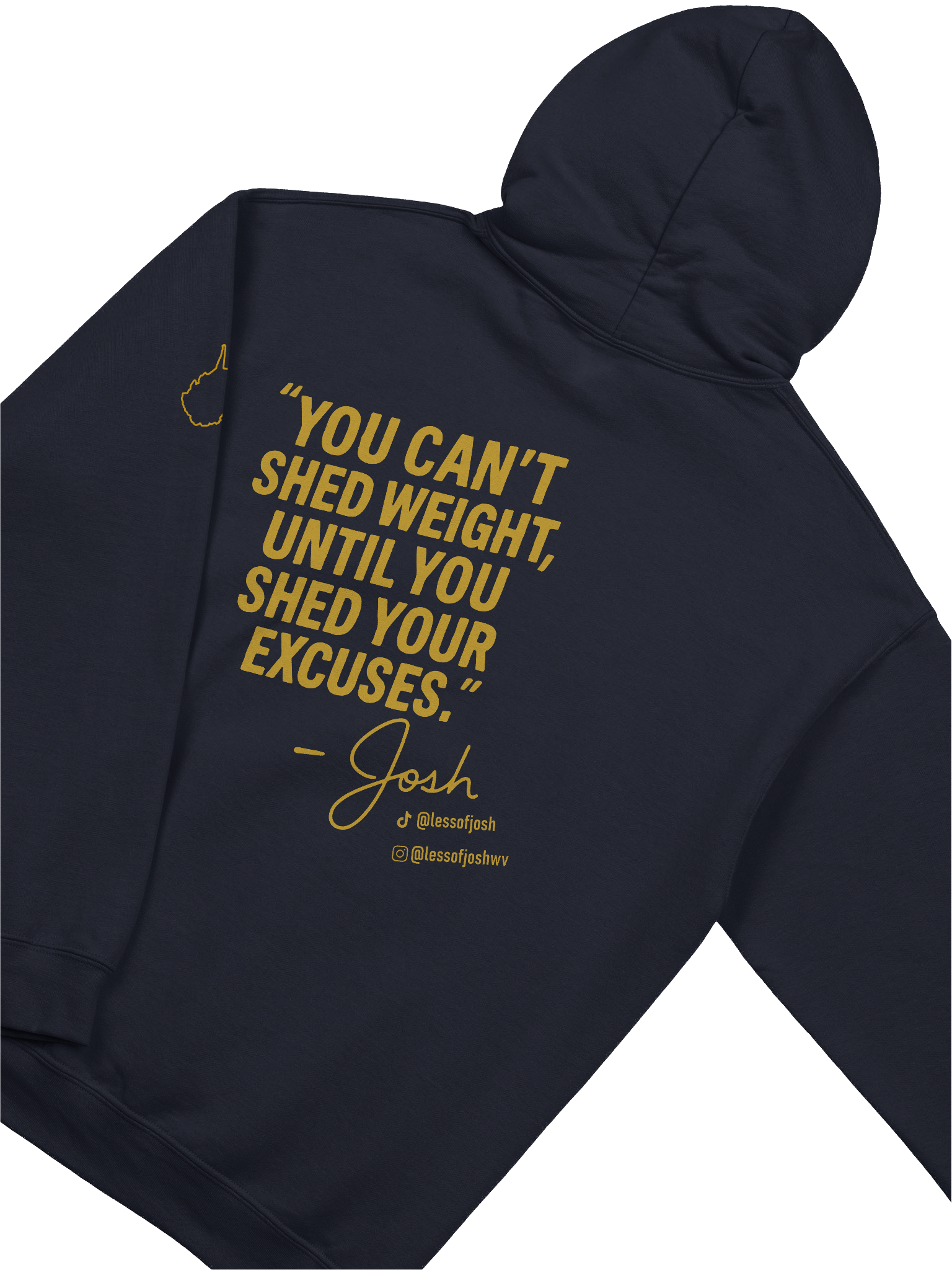 Less of Josh” Champion Hoodie – Built for the Climb, Not the Quit product image (4)