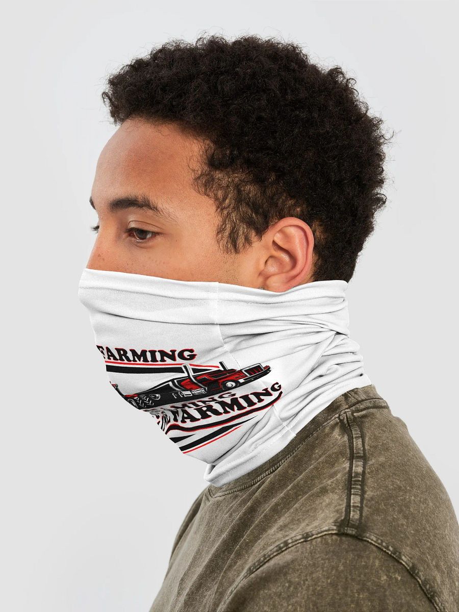 All-Over Print Neck Gaiter reddog farm logo product image (3)