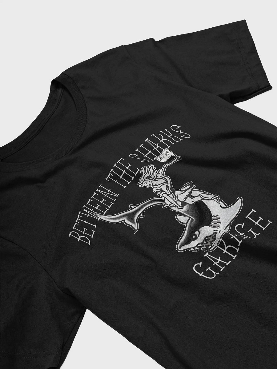 Black BTS Shark Rider Logo T Shirt product image (3)