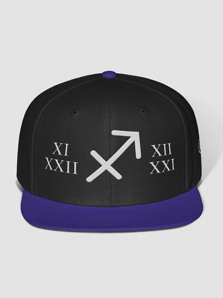 Sagittarius Zodiac Sign "Aim" : Journey of Wisdom Snapback Cap product image (1)