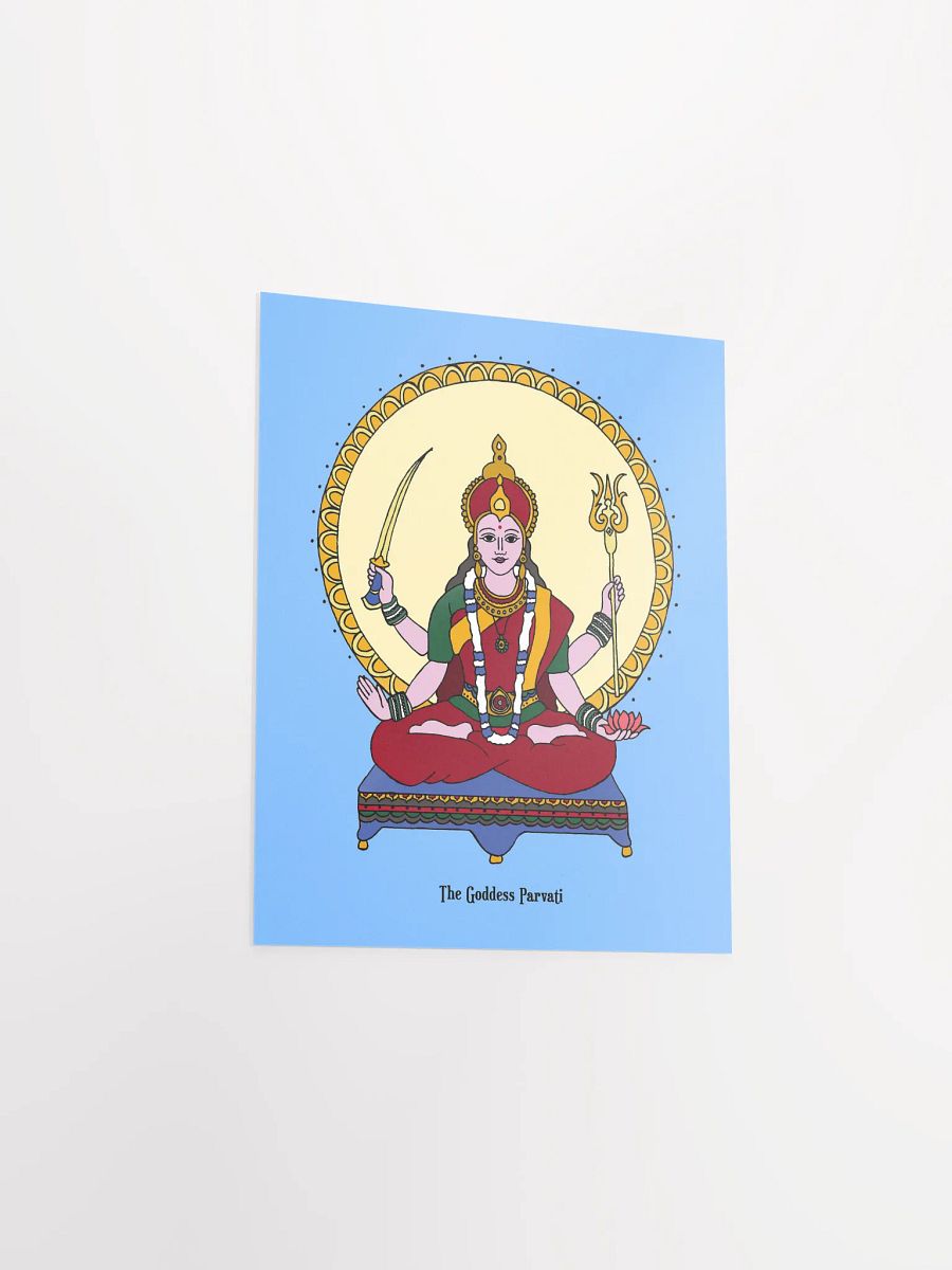 Goddess Parvati 8x10 Print product image (3)