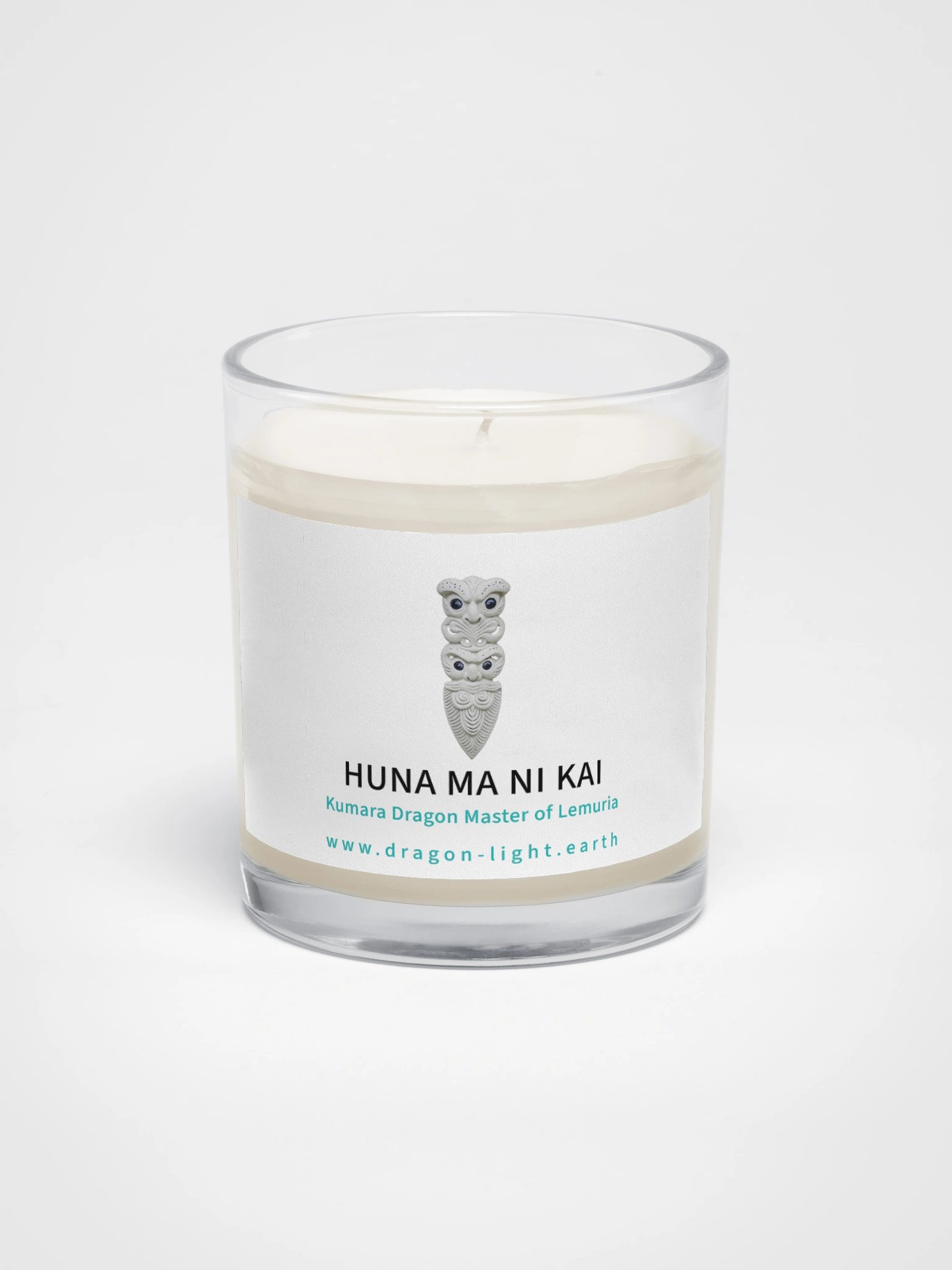 Soy Wax Candle in Clear Glass Jar product image (1)