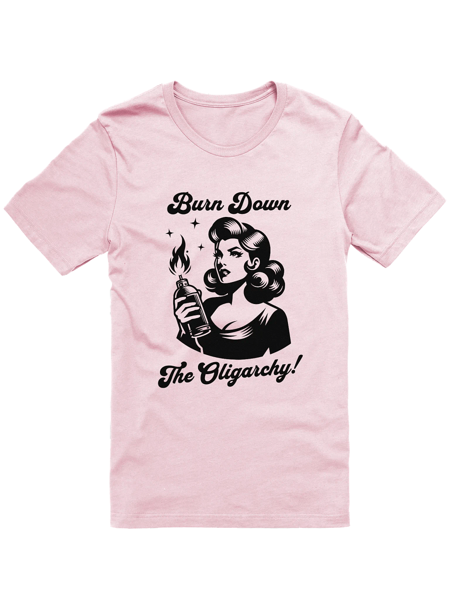 Burn Down The Oligarchy Retro Supersoft T-Shirt product image (4)