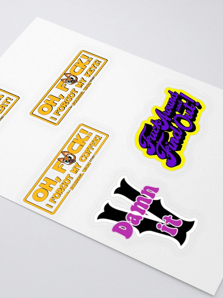 Oh Damnit V Found F*ck Sticker Sheet product image (3)