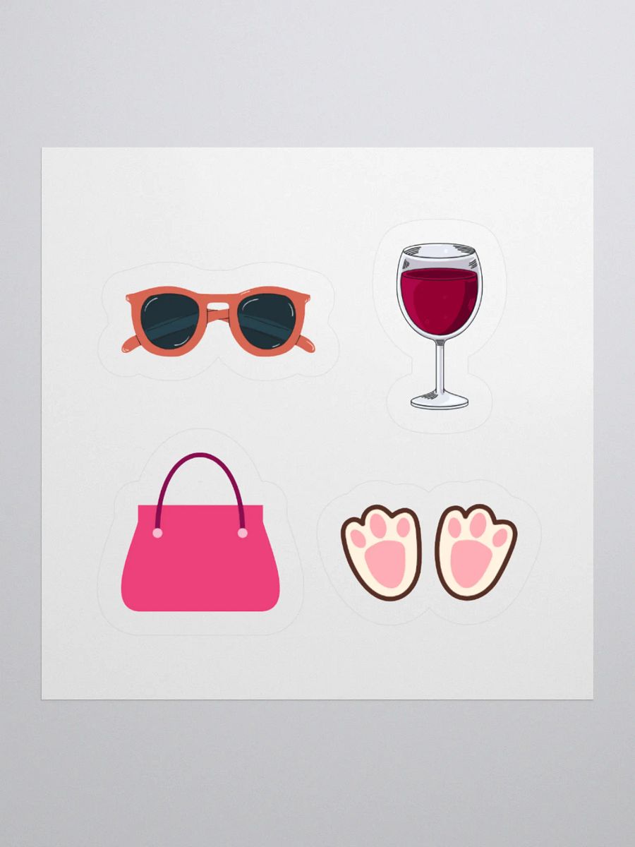 Chic Essentials Kiss Cut Sticker Set product image (1)
