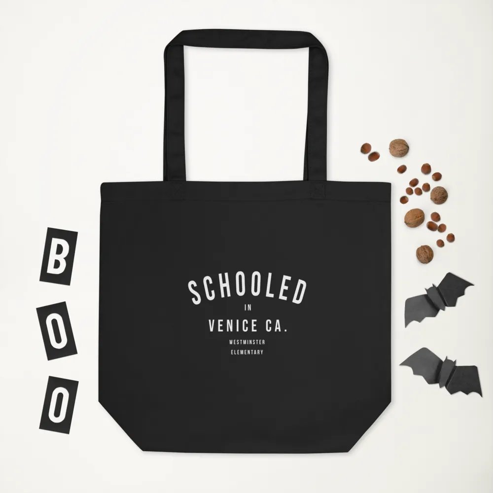 Eco-friendly 'Schooled in Venice' tote bag product image (3)